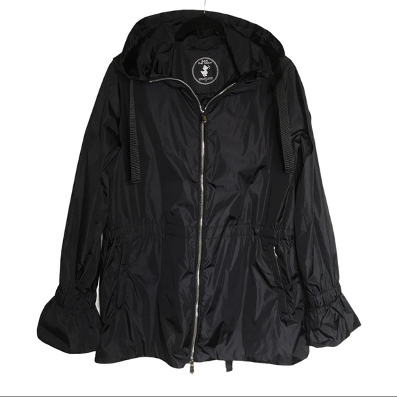 Save The Duck Black Mega Packable Hood Rain Jacket NWT Size Small - Picture 2 of 16